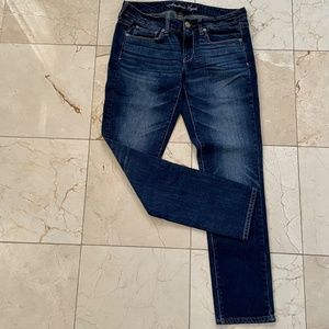 American Eagle Dark Wash Stretch Skinny Jeans